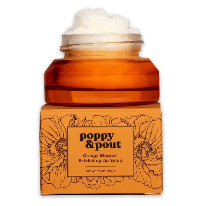 Earrings POPPYPOUT Poppy Pout Orange Blossom Lip Scrub