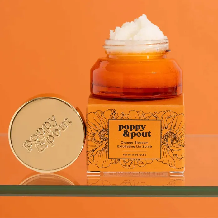 Earrings POPPYPOUT Poppy Pout Orange Blossom Lip Scrub