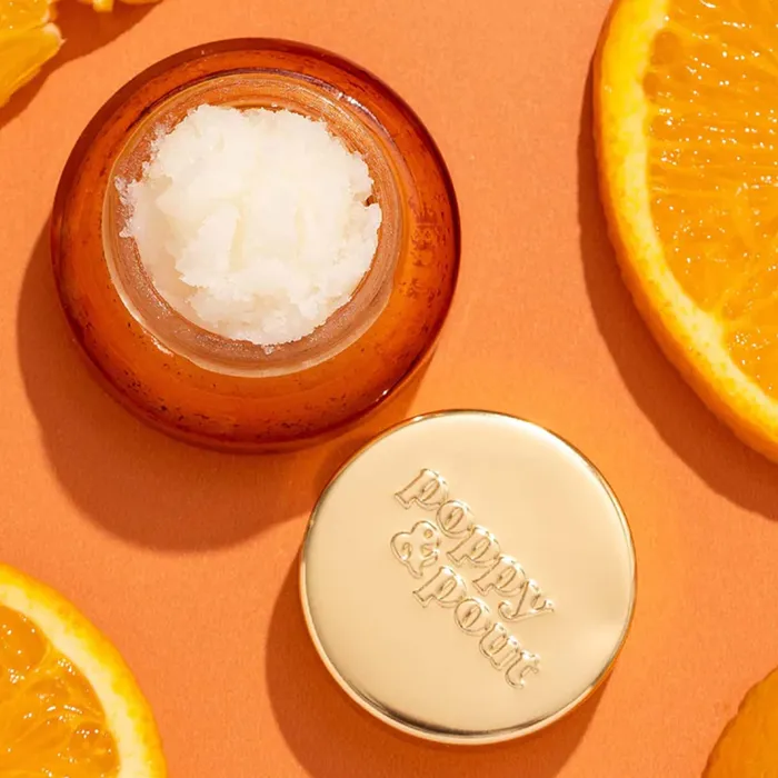 Earrings POPPYPOUT Poppy Pout Orange Blossom Lip Scrub