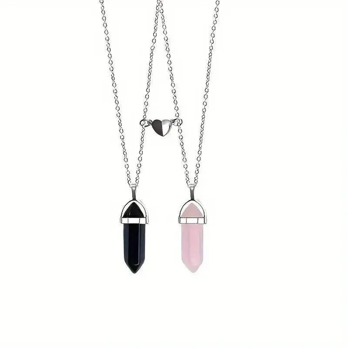 Magnetic Crystal Necklaces and Bracelets Sets worldnetgifts Necklaces