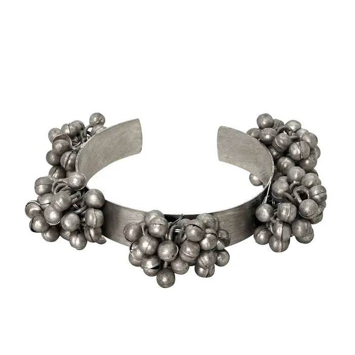 Teejh Teejh Manasika Silver Oxidised Jewelry Gift Set Rings