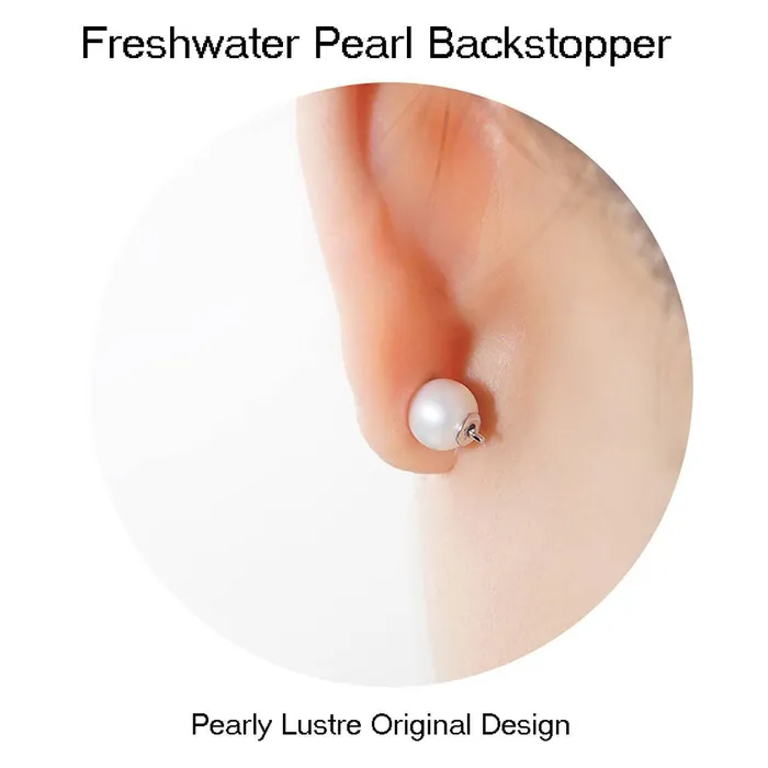 Elegant Freshwater Pearl Earrings WE00597 Pearly Lustre Earrings