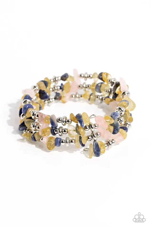 Bracelets Paparazzi Jewelry Paparazzi Bracelet Stacking Stones Yellow Bracelets Paparazzi Jewelry Paparazzi Bracelet Stacking Stones Yellow