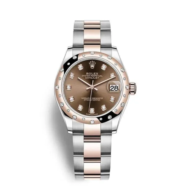 Bracelets Rolex Rolex Datejust 31mm Ref 278341rbr0027 Chocolate Diamond Dial Diamond Bezel Two Tone Stainless Steel 18K Rose Gold Oyster Bracelet Womens Watch Bracelets Rolex Rolex Datejust 31mm Ref 278341rbr0027 Chocolate Diamond Dial Diamond Bezel Two Tone Stainless Steel 18K Rose Gold Oyster Bracelet Womens Watch