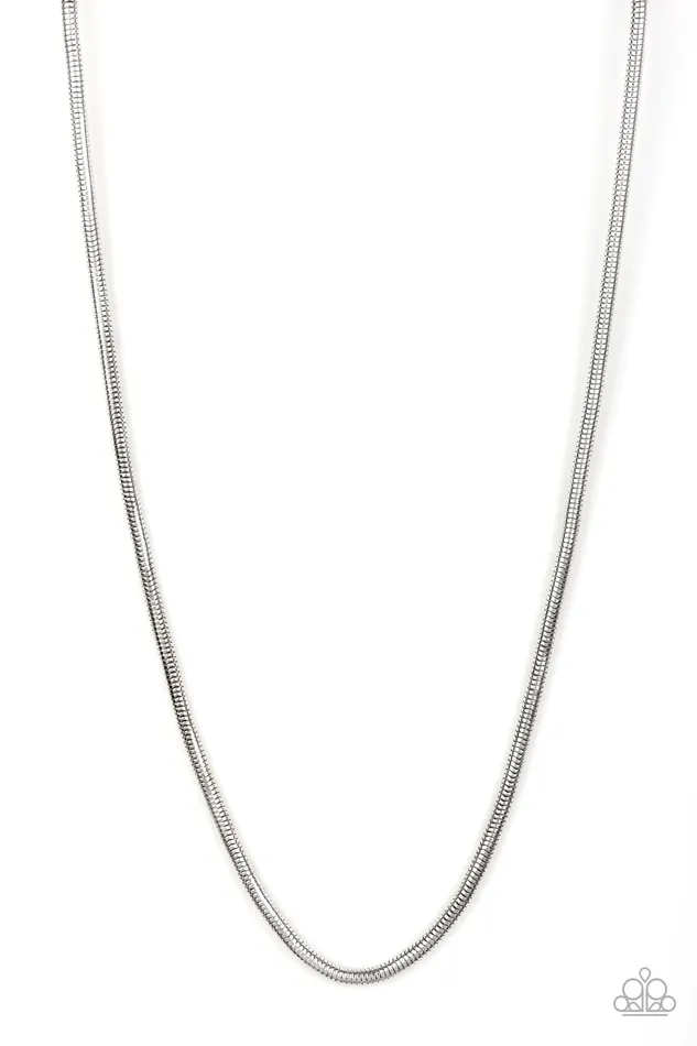 Necklaces Paparazzi Jewelry Paparazzi Necklace Victory Lap Silver