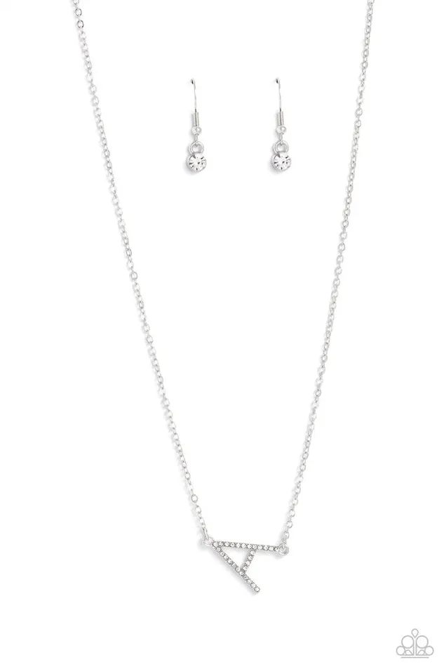 Necklaces Paparazzi Necklace INITIALLY Yours A White Paparazzi Jewelry Necklaces Paparazzi Necklace INITIALLY Yours A White Paparazzi Jewelry