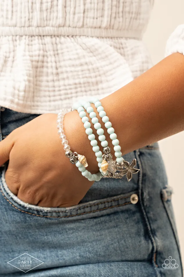 Paparazzi Bracelet Ocean Breeze Blue Paparazzi Jewelry Bracelets Paparazzi Bracelet Ocean Breeze Blue Paparazzi Jewelry Bracelets