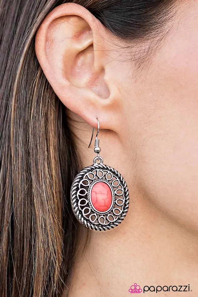 Paparazzi Jewelry Earrings Paparazzi Earring Take The TRAIL Less Traveled Orange Paparazzi Jewelry Earrings Paparazzi Earring Take The TRAIL Less Traveled Orange