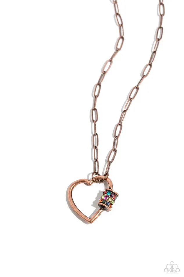 Paparazzi Jewelry Necklaces Paparazzi Necklace Affectionate Attitude Copper Paparazzi Jewelry Necklaces Paparazzi Necklace Affectionate Attitude Copper