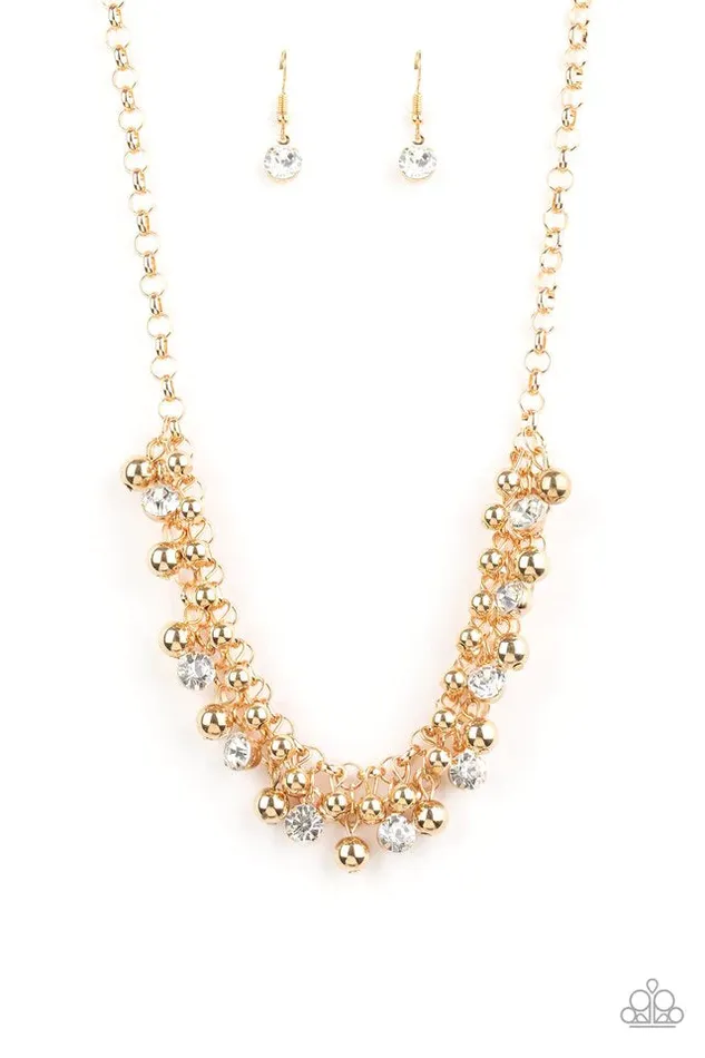 Paparazzi Jewelry Necklaces Paparazzi Necklace Wall Street Winner Gold