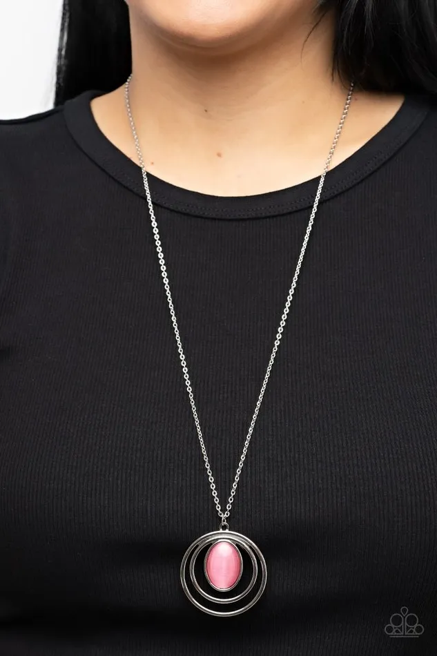 Paparazzi Jewelry Paparazzi Necklace Epicenter of Elegance Pink Necklaces
