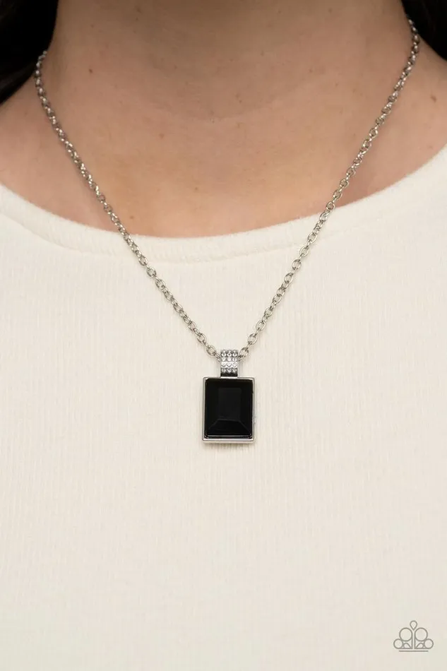 Paparazzi Necklace Understated Dazzle Black Paparazzi Jewelry Necklaces