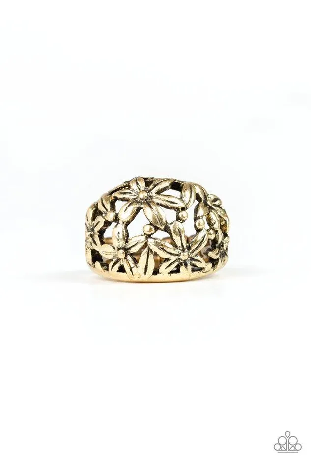 Paparazzi Ring Haute Havana Brass Paparazzi Jewelry Rings