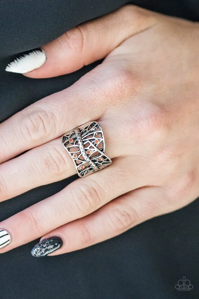 Rings Paparazzi Jewelry Paparazzi Ring Stage Struck Orange