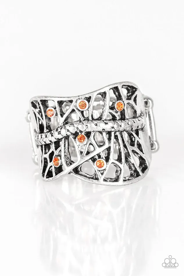 Rings Paparazzi Jewelry Paparazzi Ring Stage Struck Orange Rings Paparazzi Jewelry Paparazzi Ring Stage Struck Orange