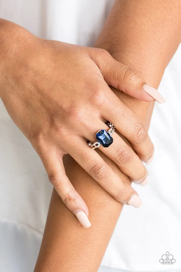 Rings Paparazzi Ring Feast Your Eyes Blue Paparazzi Jewelry