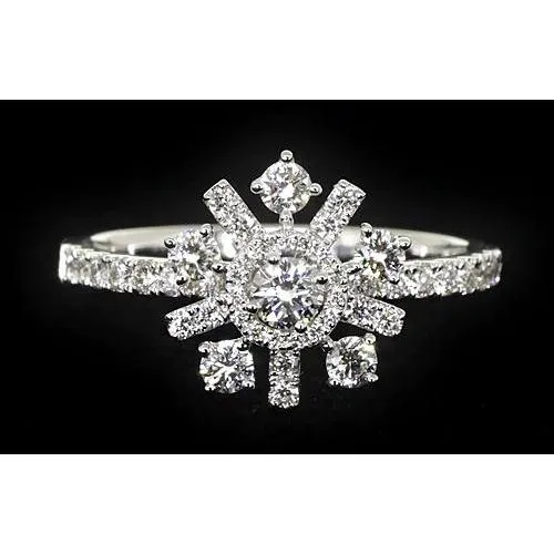 GB Custom Jewelry Round Natural Earth Mined Diamond Anniversary Ring Rings GB Custom Jewelry Round Natural Earth Mined Diamond Anniversary Ring Rings