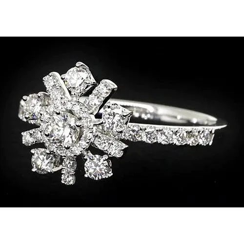 GB Custom Jewelry Round Natural Earth Mined Diamond Anniversary Ring Rings GB Custom Jewelry Round Natural Earth Mined Diamond Anniversary Ring Rings