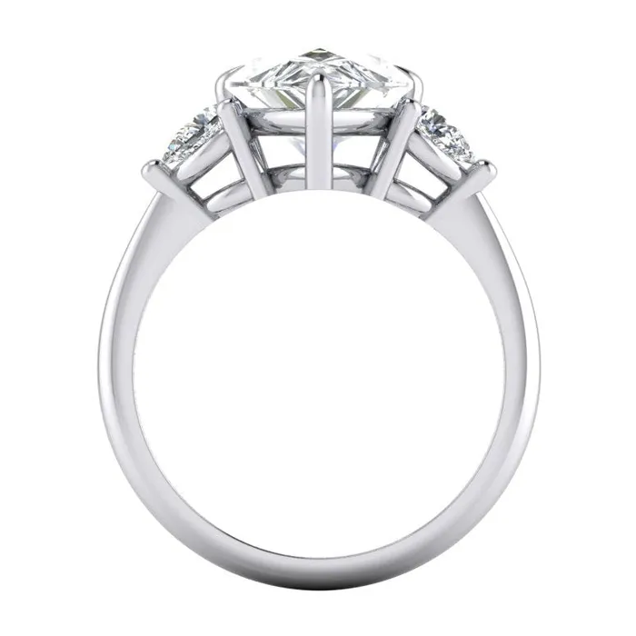HarryChadEntcom Rings 3 Stone Pear Engagement Ring 330 Ct White Gold 14K Earth Mined Diamond HarryChadEntcom Rings 3 Stone Pear Engagement Ring 330 Ct White Gold 14K Earth Mined Diamond