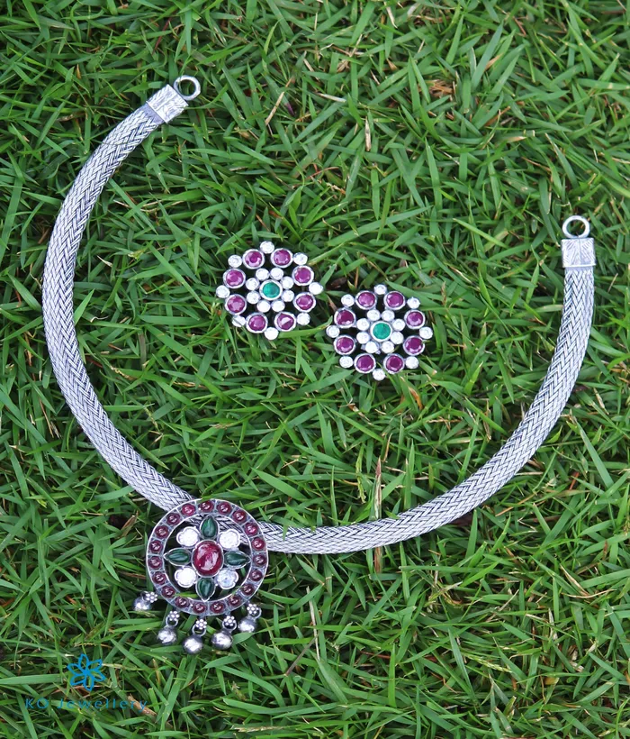 Necklaces Silversmith The Adhit Silver Necklace Oxidised