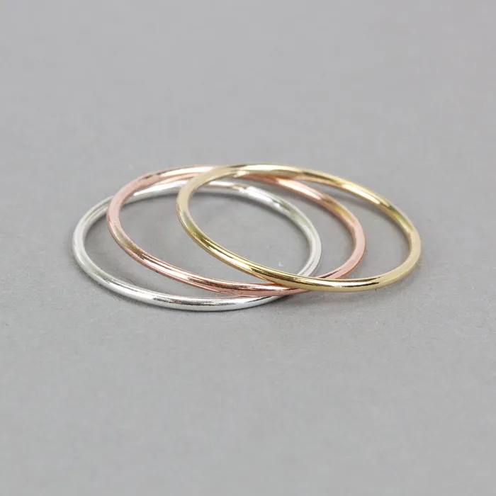 Rings KS Sterling Silver Stacking Ring SIZE 8
