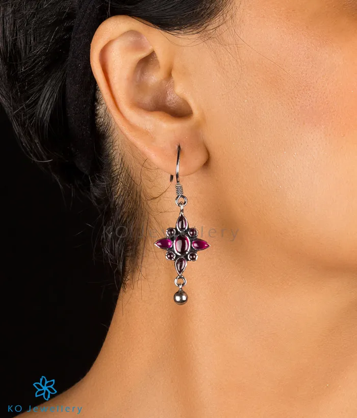 Silversmith Earrings The Trisha Silver EarringsOxidised