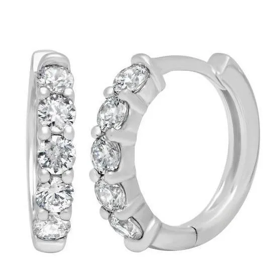 Sparkling 320 Carats Brilliant Cut Natural Earth Mined Diamonds Hoop Earrings Gold 14K GB Earrings Sparkling 320 Carats Brilliant Cut Natural Earth Mined Diamonds Hoop Earrings Gold 14K GB Earrings