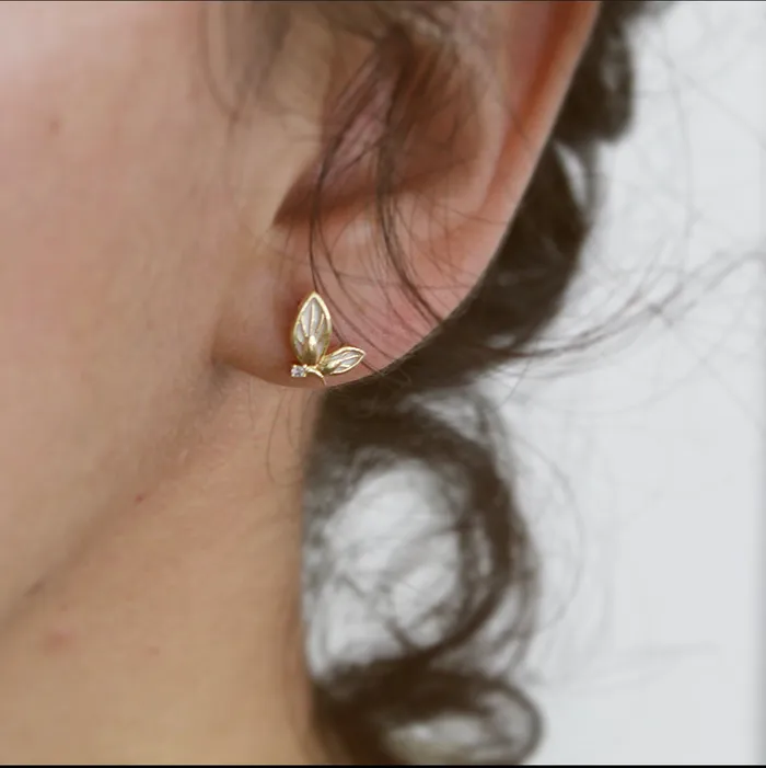 Earrings The Little Catholic Butterfly Stud Earrings Earrings The Little Catholic Butterfly Stud Earrings