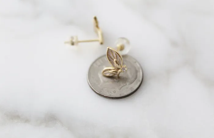 Earrings The Little Catholic Butterfly Stud Earrings Earrings The Little Catholic Butterfly Stud Earrings