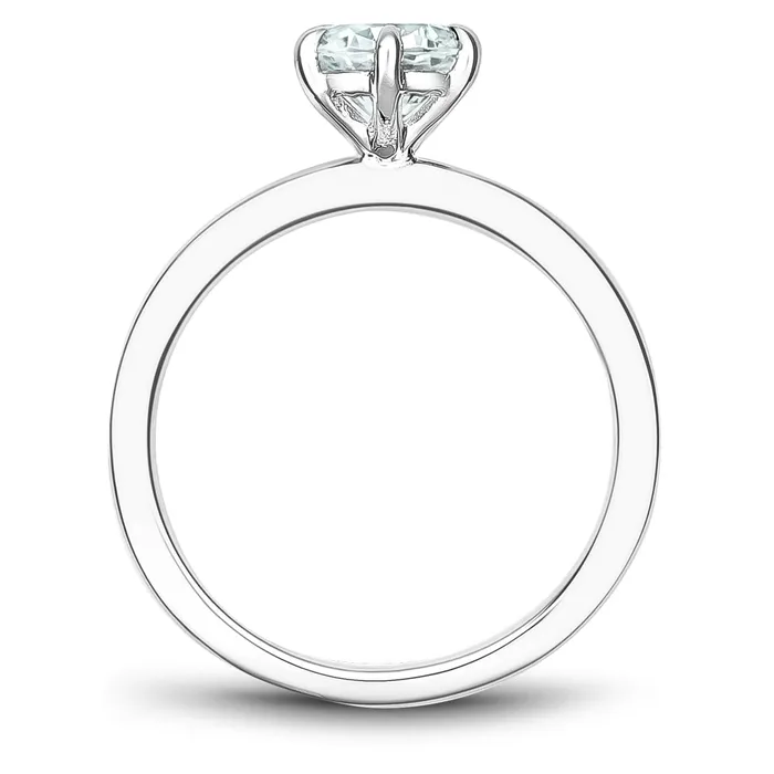 International Diamond Center Rings Noam Carver White Gold 6Prong Solitaire Engagement Ring Setting
