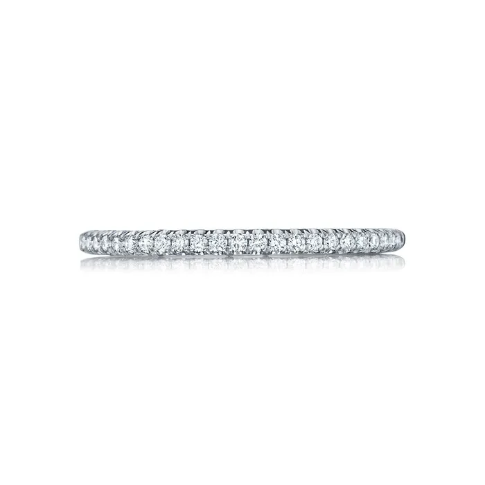 International Diamond Center Rings Tacori 18k White Gold Petite Crescent Diamond Wedding Band 024 CTW International Diamond Center Rings Tacori 18k White Gold Petite Crescent Diamond Wedding Band 024 CTW