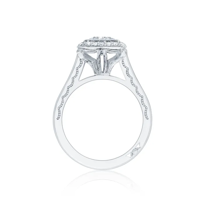 International Diamond Center Rings Tacori 18k White Gold Starlit Princess Diamond Engagement Ring Setting 029 CTW International Diamond Center Rings Tacori 18k White Gold Starlit Princess Diamond Engagement Ring Setting 029 CTW