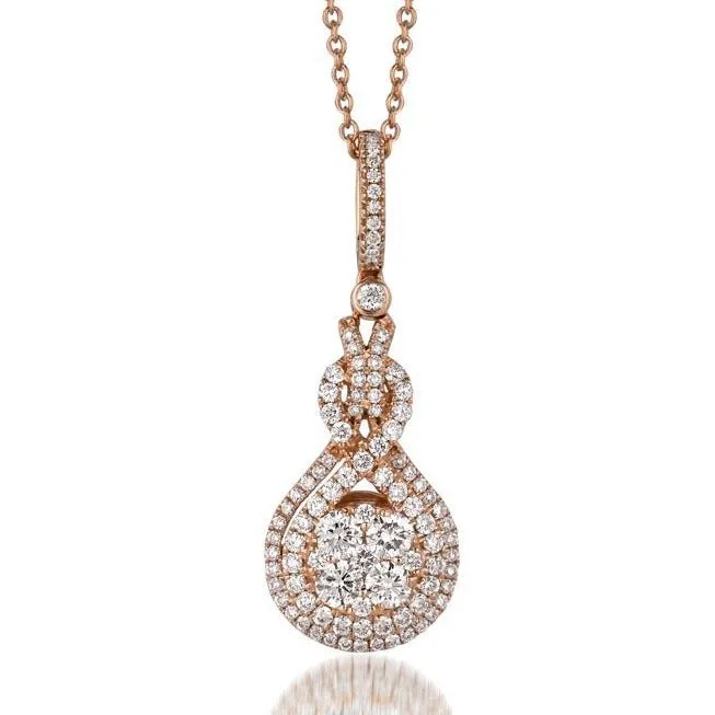 PreStyled Sets International Diamond Center Le Vian Strawberry Gold Pendant PreStyled Sets International Diamond Center Le Vian Strawberry Gold Pendant