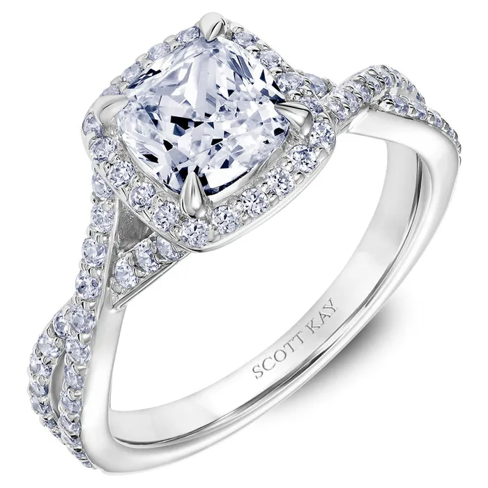 Scott Kay Namaste Engagement Ring 051 CTW International Diamond Center Rings Scott Kay Namaste Engagement Ring 051 CTW International Diamond Center Rings