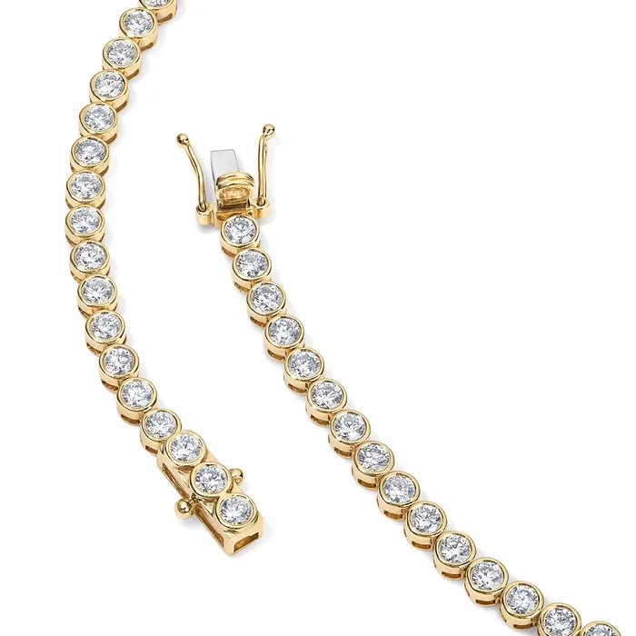 SG Fine Necklaces Bezel Tennis Necklace