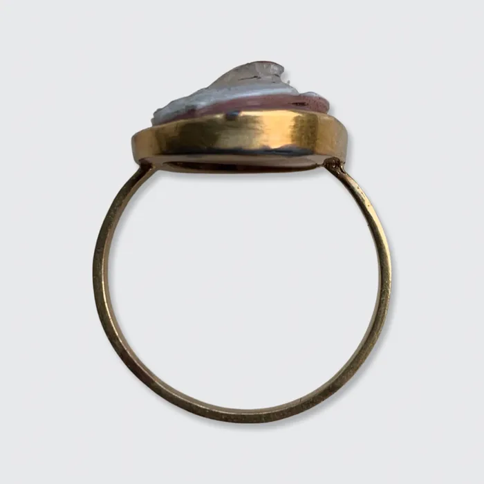 21stfinds Hardstone Psyche Cameo Ring Rings