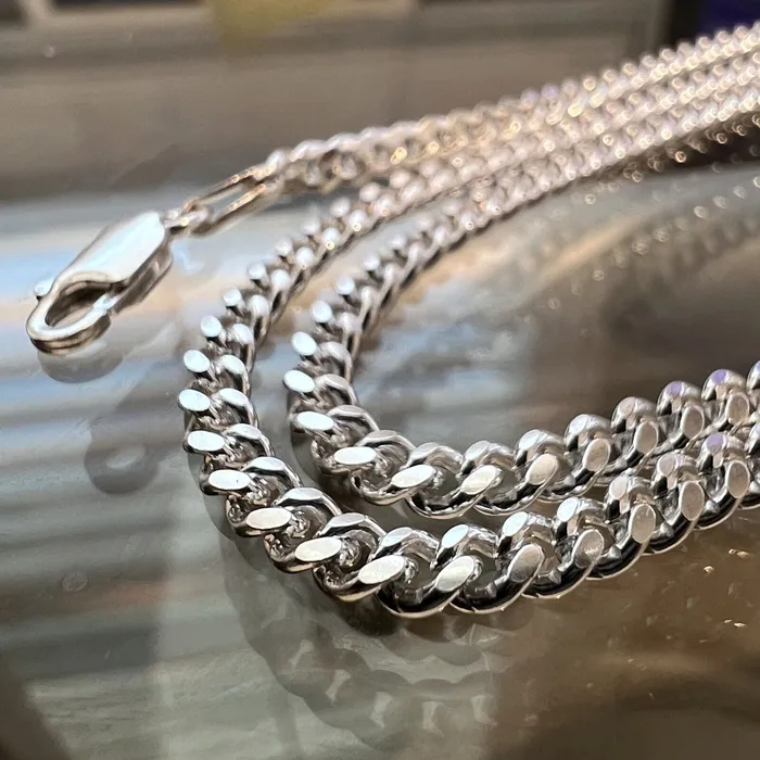 925 Sterling Silver VVS1 Moissanite 082CT Cross Miami Cuban Chain Necklace 3MM 1630 Bling Cartel Necklaces