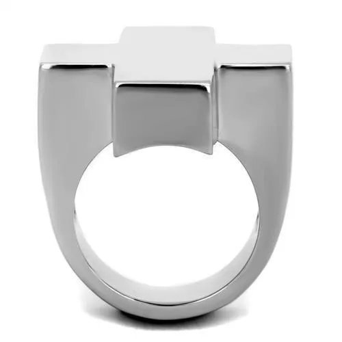 Alamode TK1827 High polished no plating Stainless Steel Ring with No Stone Rings