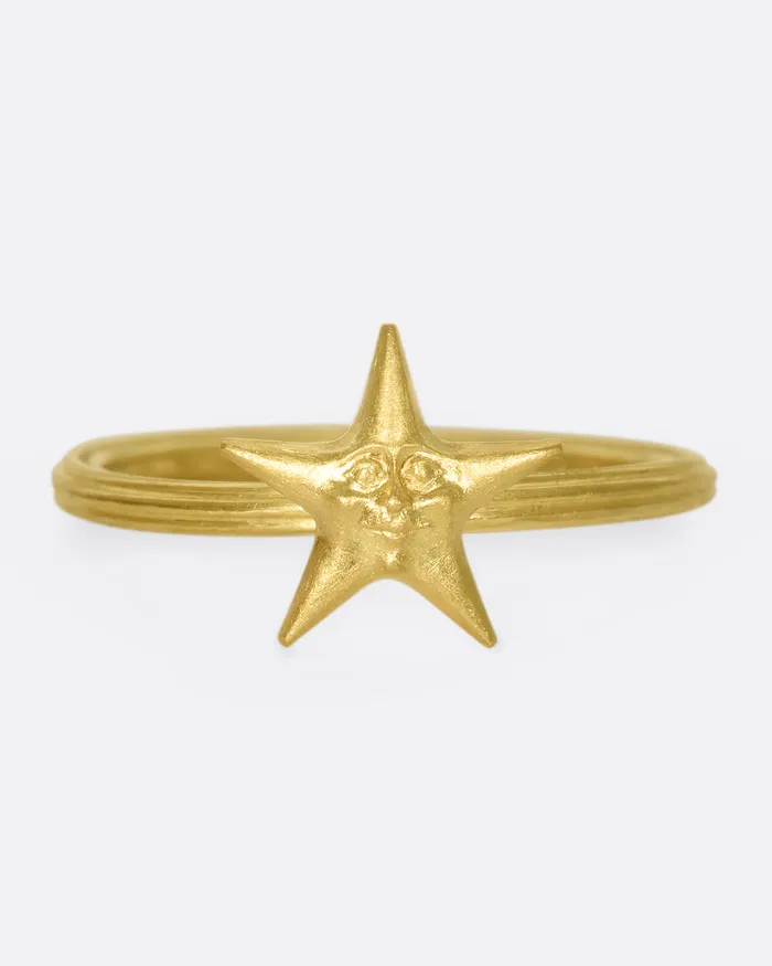 ANTHONY LENT Rings Starface Ring