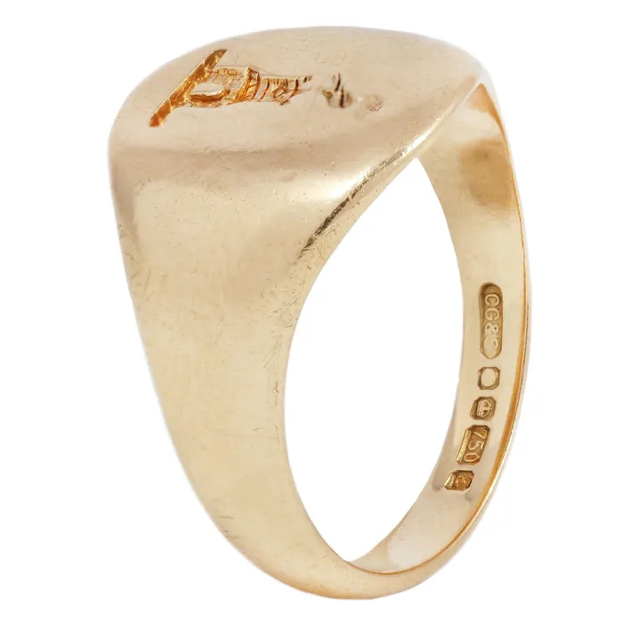 Antique Vintage Jewelry Rings The Lookout Signet Ring