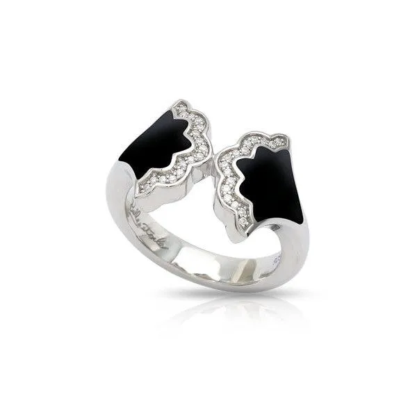 Belle Etoile Astoria Ring Genuine Onyx Belle Etoile Rings