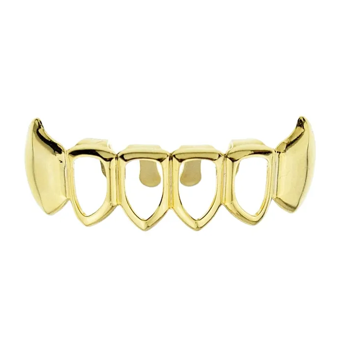 Bling Cartel Admin Rings 14K Gold Plated 4 Open Face Bottom Teeth Fang Grillz Bling Cartel Admin Rings 14K Gold Plated 4 Open Face Bottom Teeth Fang Grillz
