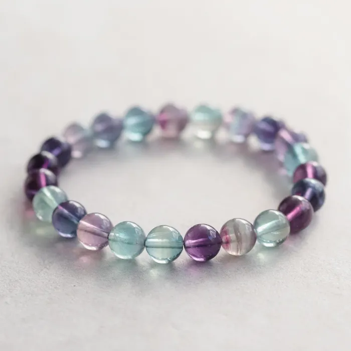 Bracelets AAAA Fluorite Bracelet Earthly Abundance