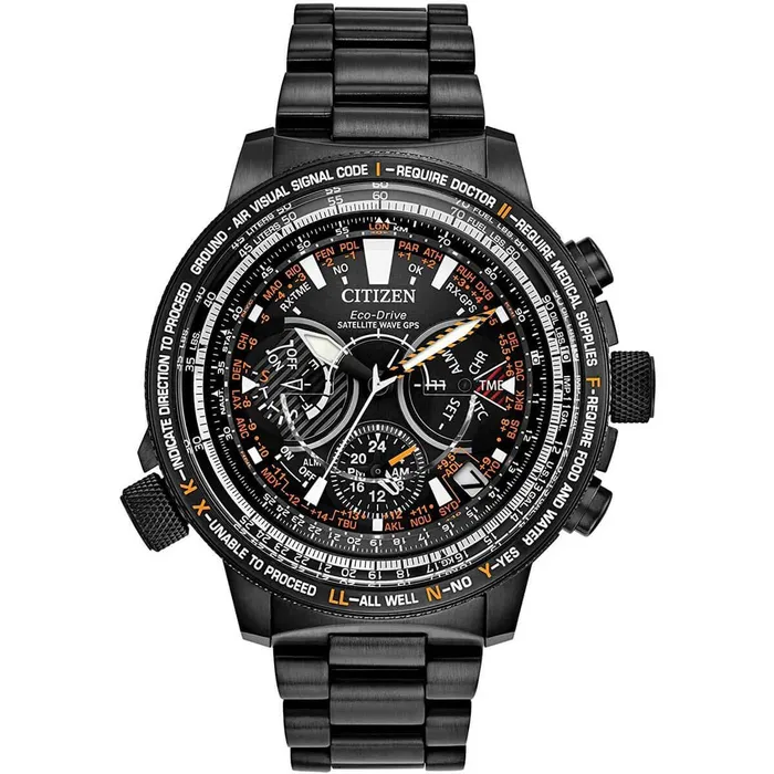 Bracelets Citizen Citizen Mens Chronograph Watch Satellite Wave Black Dial Bracelet CC701555E Bracelets Citizen Citizen Mens Chronograph Watch Satellite Wave Black Dial Bracelet CC701555E