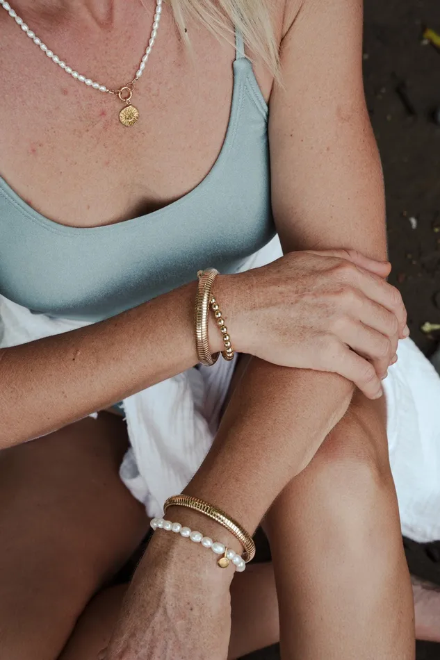 Bracelets Happy Face Freshwater Pearl bracelet Earthly Abundance