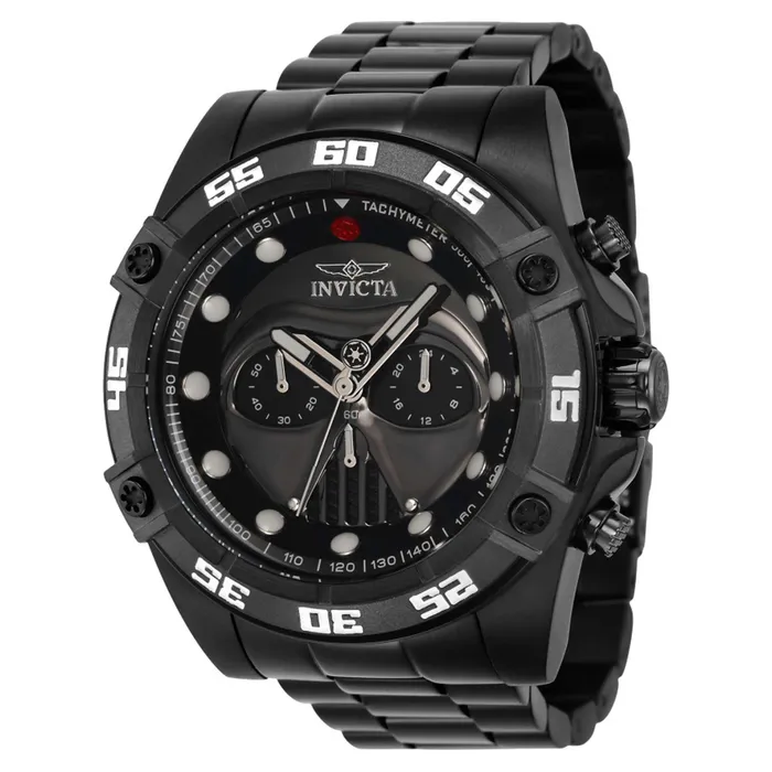 Bracelets Invicta Invicta Mens Chrono Watch Star Wars Darth Vader Grey Black Dial Bracelet 40079 Bracelets Invicta Invicta Mens Chrono Watch Star Wars Darth Vader Grey Black Dial Bracelet 40079