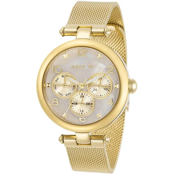 Bracelets Invicta Invicta Womens Quartz Watch Angel White Dial Yellow Gold Bracelet 31526 Bracelets Invicta Invicta Womens Quartz Watch Angel White Dial Yellow Gold Bracelet 31526
