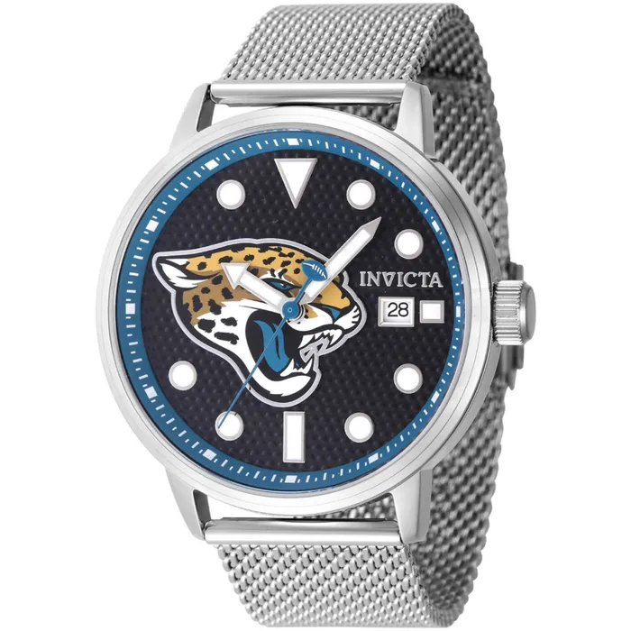 Bracelets Invicta Mens Watch NFL Jacksonville Jaguars Black Dial Steel Mesh Bracelet 47993 Invicta Bracelets Invicta Mens Watch NFL Jacksonville Jaguars Black Dial Steel Mesh Bracelet 47993 Invicta