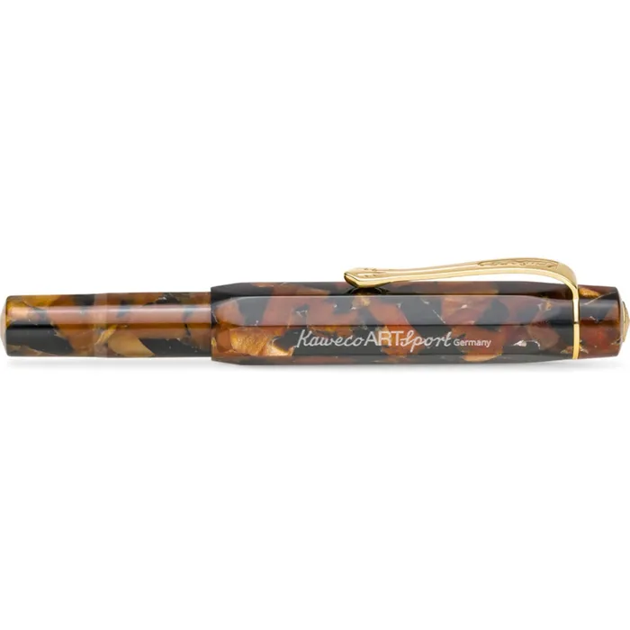 Bracelets Kaweco Kaweco Fountain Pen Art Sport Hickory Brown Fine Stainless Steel Nib 11000196