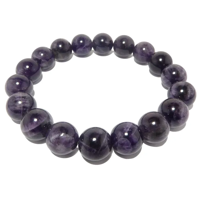 Bracelets Satin Crystals Amethyst Bracelet Deep Purple Divinity Beads